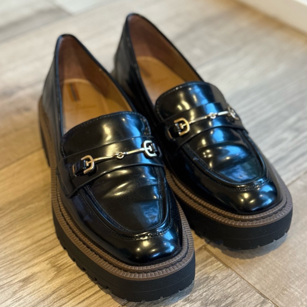 Sam Edelman Laurs platform loafer / black /  7.5